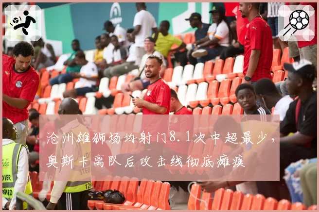 沧州雄狮场均射门8.1次中超最少，奥斯卡离队后攻击线彻底瘫痪