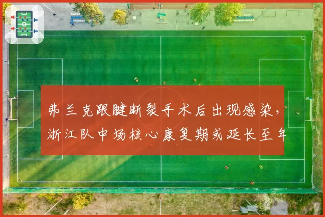 弗兰克跟腱断裂手术后出现感染,浙江队中场核心康复期或延长至年底